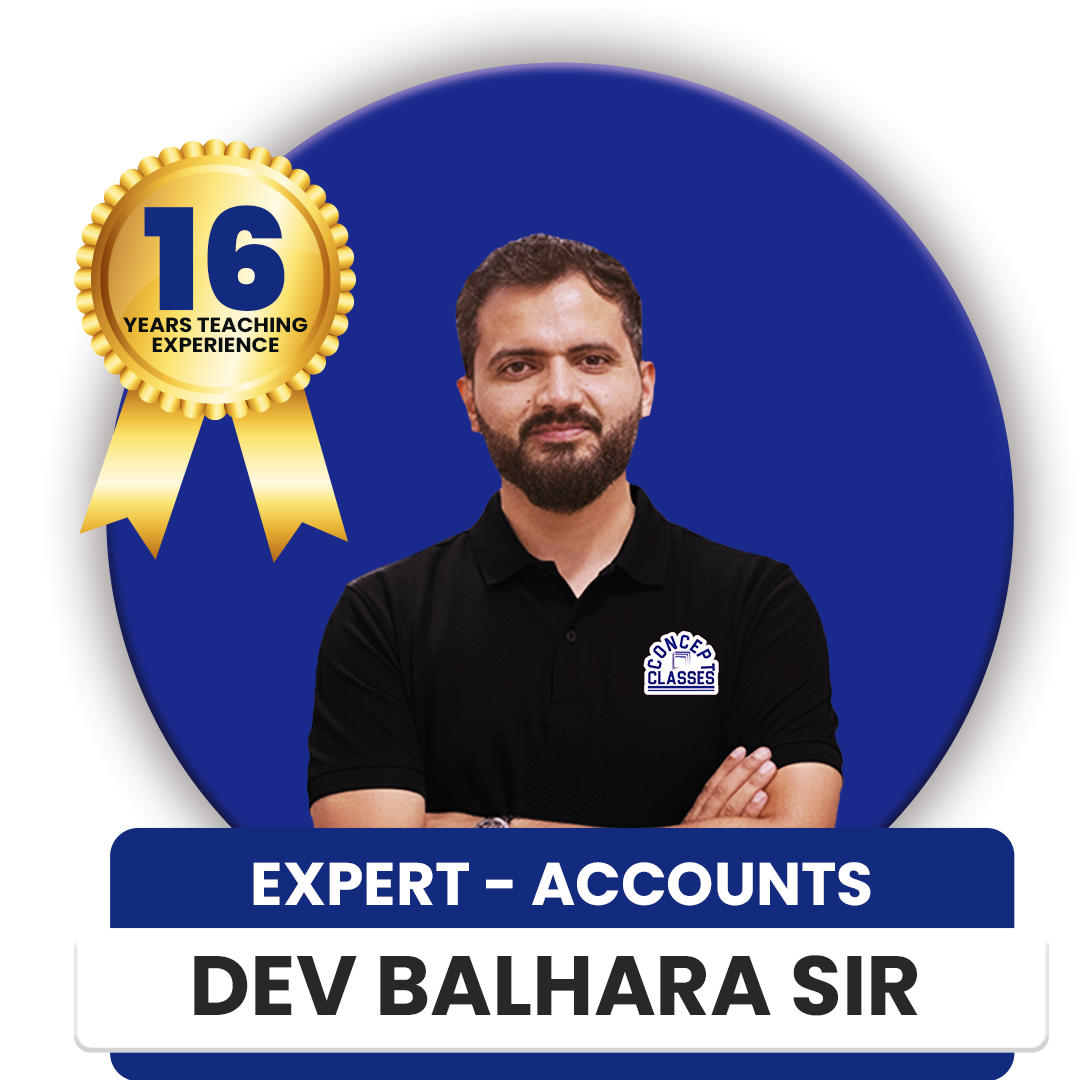 Dev Balhara Sir Expert Accounts Teacher with 16+ Years Teaching Experience at Kunal Sardana Classes