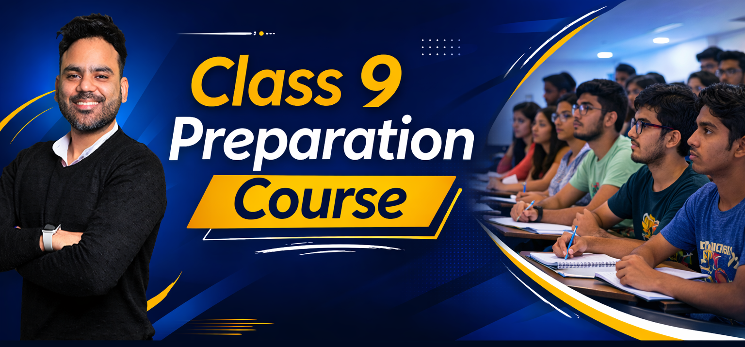Students learning with teacher in Class 9 Foundation Course for strong concepts and better academic preparatio